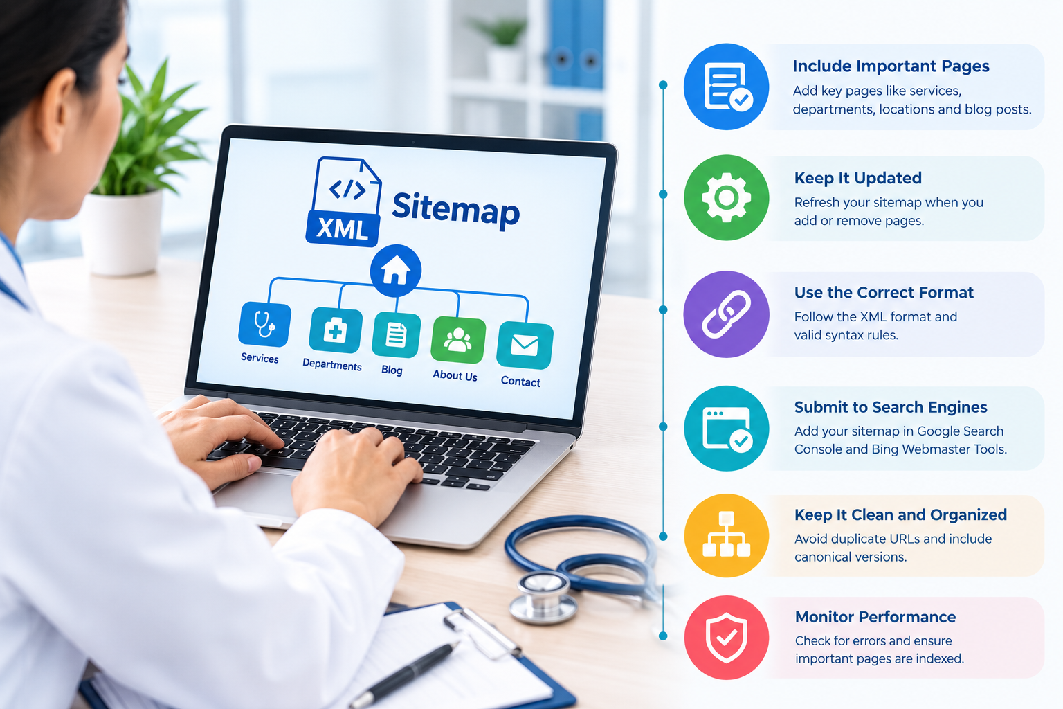 Healthcare SEO: XML Sitemap Best Practices